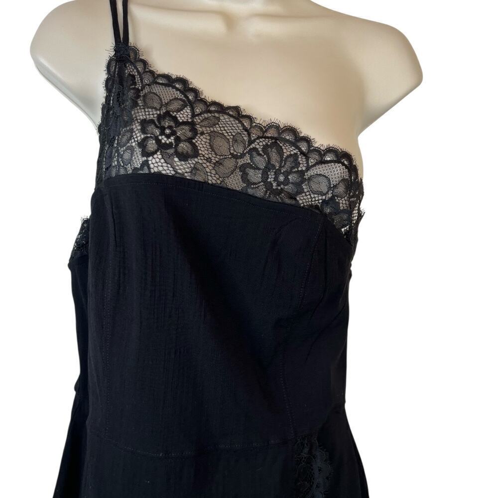 FREE PEOPLE Premonitions BodyCon Little Black Dress Women’s Size Large - Picture 6 of 14